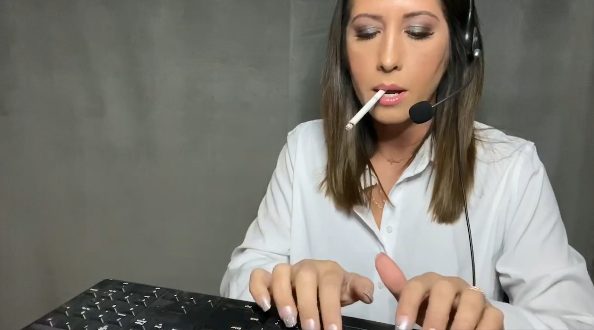 Smoking Asmr Support Call Helps you to Relax (Whispering)