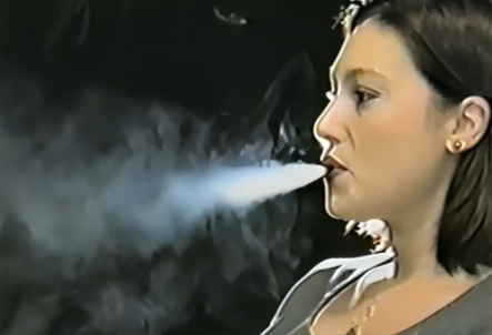 Addicted Chimney shows some Smoking tricks (Old video archive)