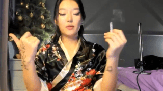 tomiko_rie cute oriental asian smoker