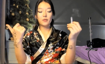 tomiko_rie cute oriental asian smoker