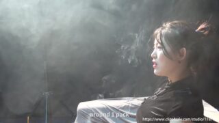 Chinese Girl Smoking Interview 6